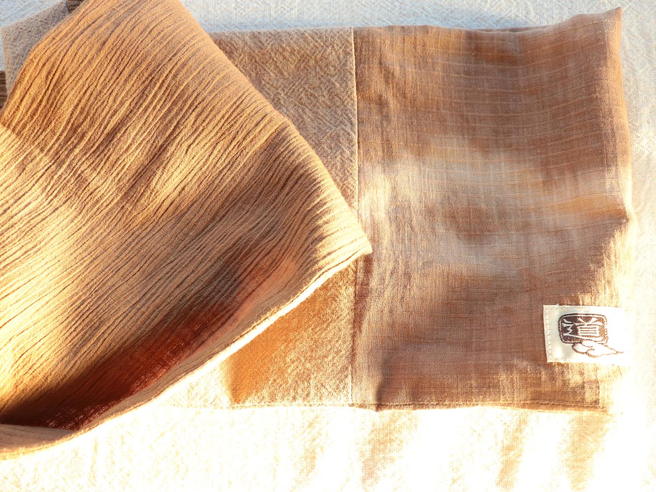 グレーモカピンク/綿/幅太/◎スヌード | 9枚目